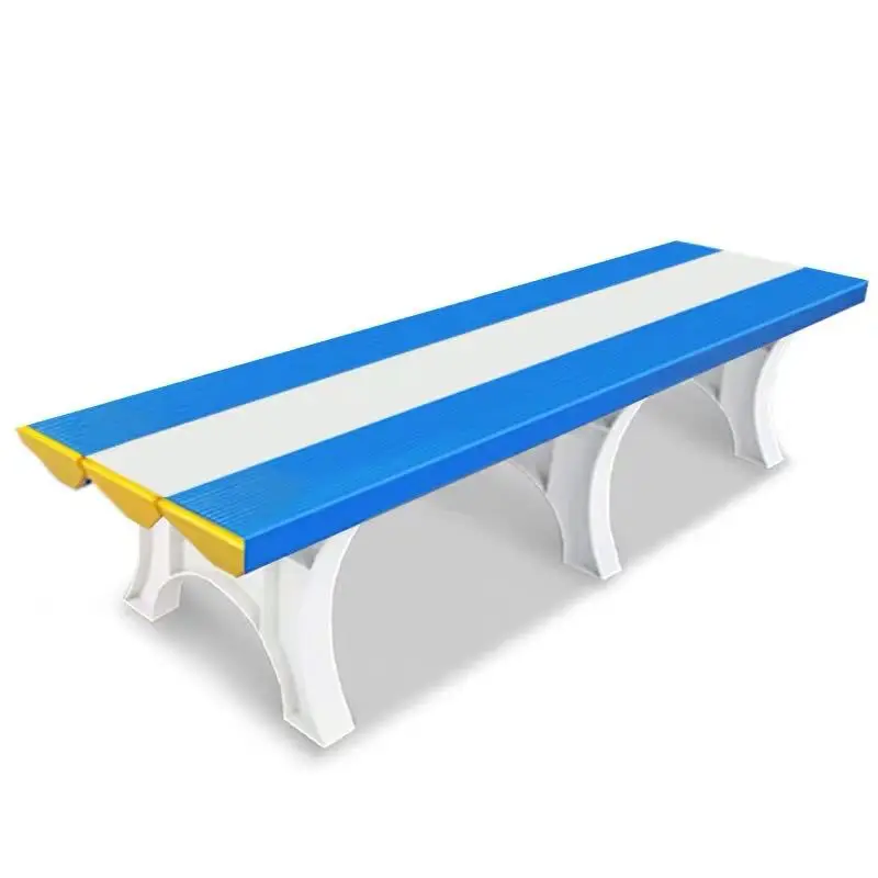 

ABS Plastic bathroom changing room bench Swimming pool waterproof shoe changing stool Gymnasium rest bench