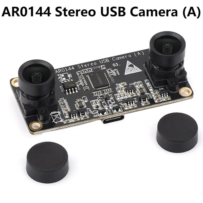 Y14A AR0144 2MP USB2.0 인터페이스 스테레오 USB 카메라 모듈, AR0144 센서 칩, 52mm 베이스라인, 동기화된 동일 프레임 탑재