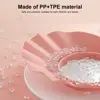 Shampoo Cap Shield Adjustable Waterproof Soft BPA Free Baby Shower Cap Head Ear Eye Stretchable Hair Washing Shield 5