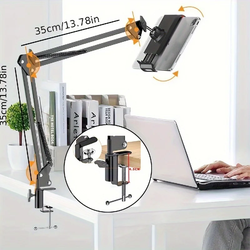 Mobile Phone Tablet Stand Lazy Desktop Clip Rotating Cantilever Camera Universal Live Broadcast Stand