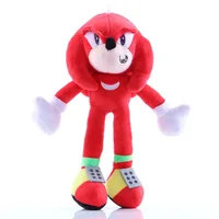20 ~ 28 cm Sonic 6 Styles hérisson en peluche Amy Knuckles queue en peluche poupée mignon doux en peluche poupée pour enfants cadeaux d'anniversaire 6