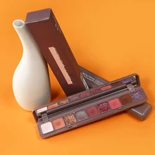 

Eyeshadow 9 Color Keyboard Matte Pearlescent Glitter Ins Beginner Cheap Student Nine Square Grid Eyeshadow Palette Makeup