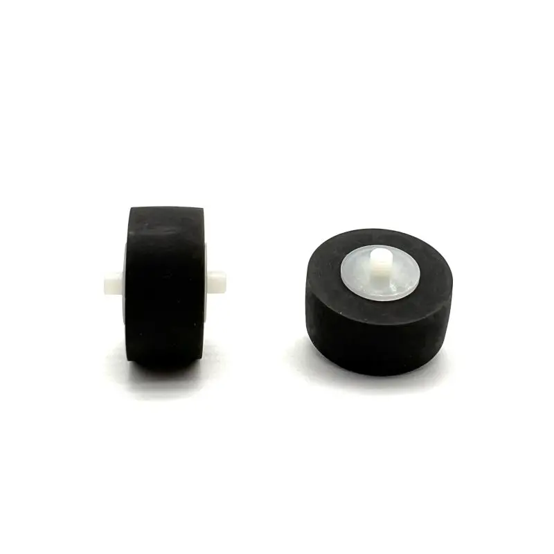 1Pcs 13x6x2mm With Axial Rubber Pinch Roller Belt Wheel For Panasonic Cassette Movement Tape Recorder Radio Audio Accessories cassette tape belts cassette tape belt cassette tape player audio accessories transmission belt recorder tape accessories recorder tape drive accessories rubber drive belt turntable rubber belt cassette tape
