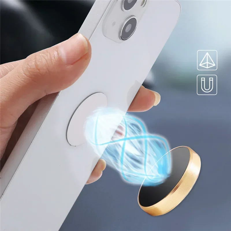 Magnetische Metallplatte 1-20 Stück für magnetische Autotelefonhalter Universal Eisenblech Aufkleber Ständer Handy Magnethalter Halterung – Detail 2