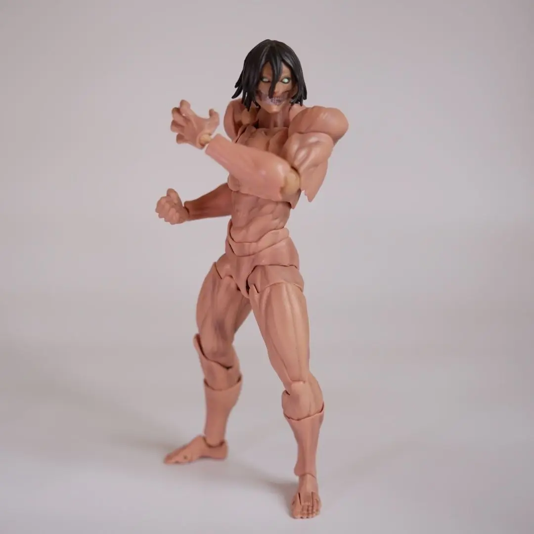 Auf Lager Arkham Factory Attack On Titan Eren Ko Allen Kaiyodo Amazing Yamaguchi Anime Actionfigur Modell Geschenk Spielzeug – Detail 5