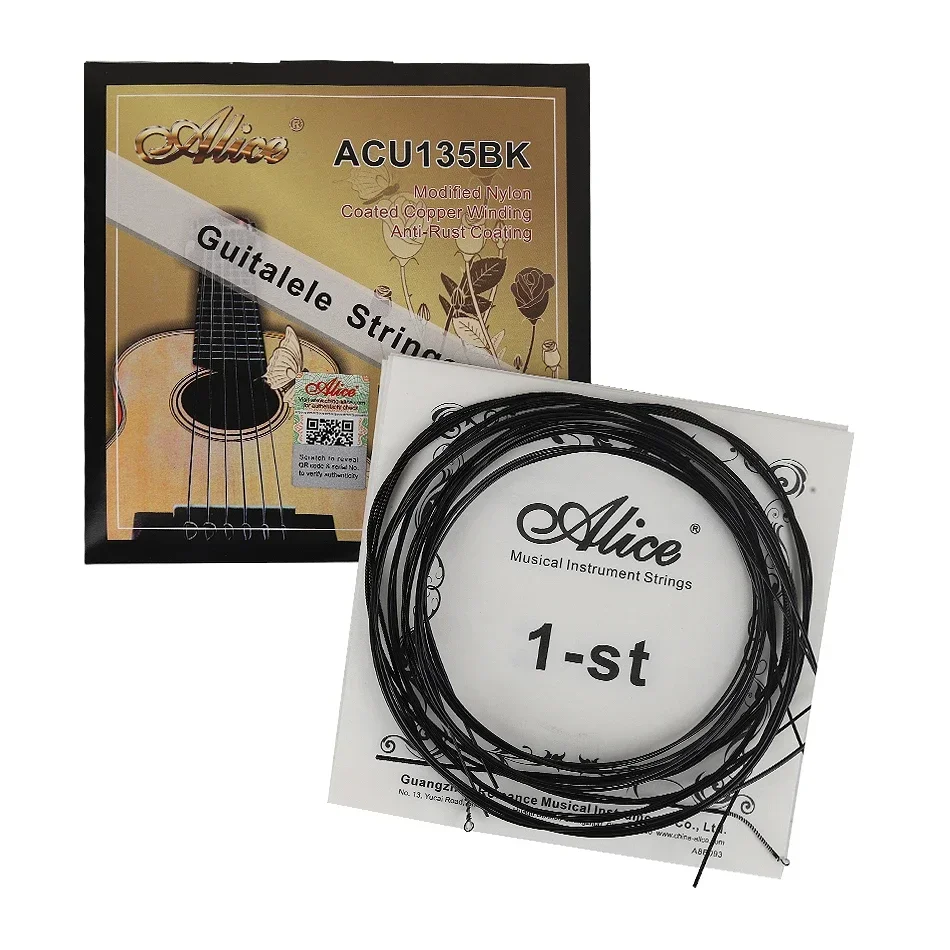 Alice ACU134/135/135BK Guitalele Strings For 6-Strings Nylon