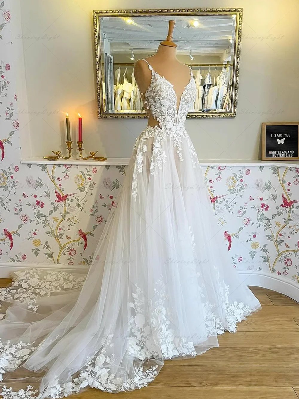 Not An Angel Halter Shining Maxi Dress \u200d Mermaid Way, Light Blue / L, image size:1000x1333