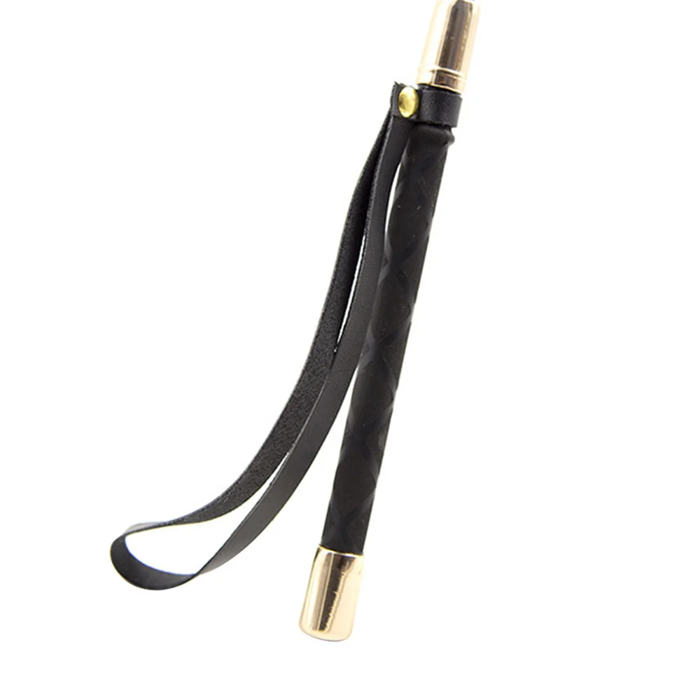 Equestrian Whip Riding Accessories Outdoor Portable Racing Riding Crop Equestrian Training PU Leather Lash Supplies Lightweight Horse Whip With Handle Durable