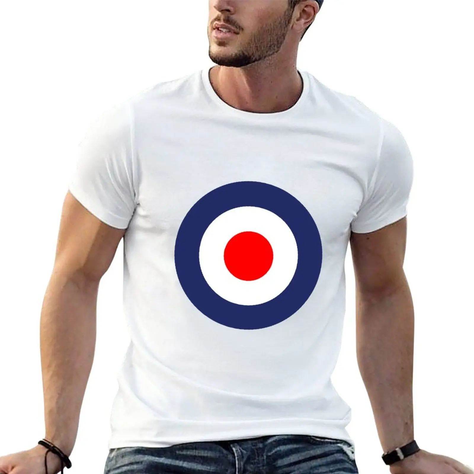Mod Symbol Vespa Scooter Uk Roundel T-Shirt Ragazzi Animal Print Shirt Oversize Summer Tops Fruit Of The Loom Magliette Da Uomo