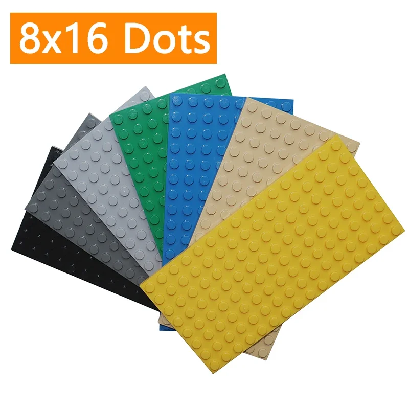 

Thin Figures Bricks Size 8x16 Dots DIY Educational Building Blocks 92438 MOC Creative Assemblable Construction Toys for Children