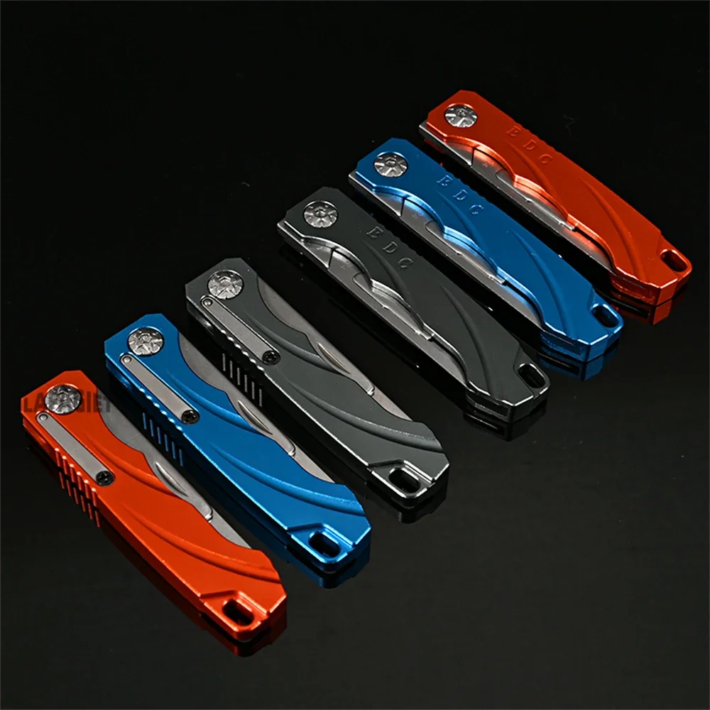 

Multi-function Portable Mini Folding Knife Sharp and Durable Art Carving Knife Express Open-case Key Chain Folding Knife