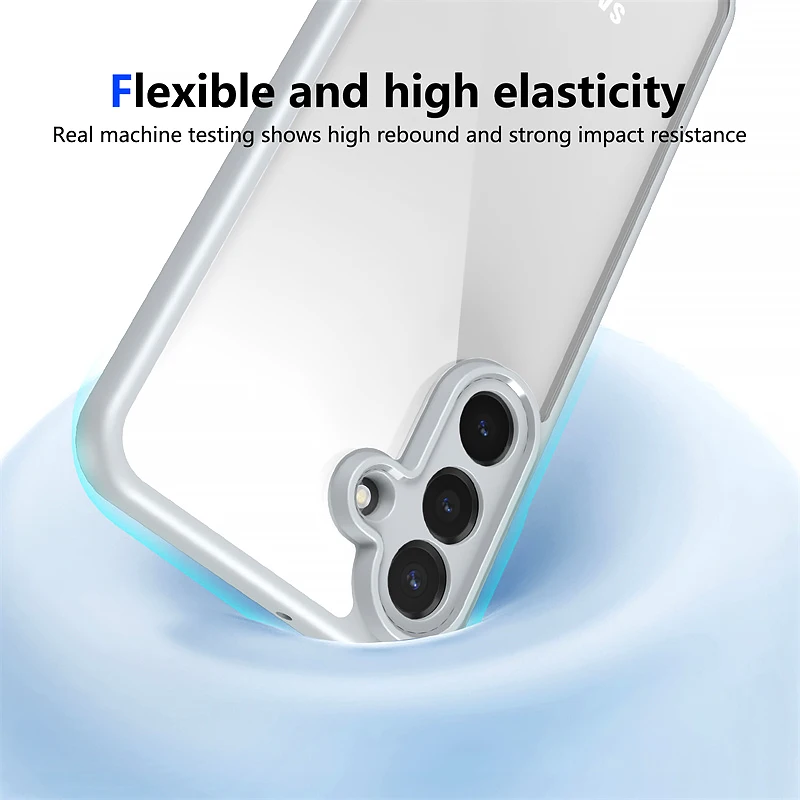 Crystal Clear Anti-Fall TPU Phone Case - Transparent Protection Cover