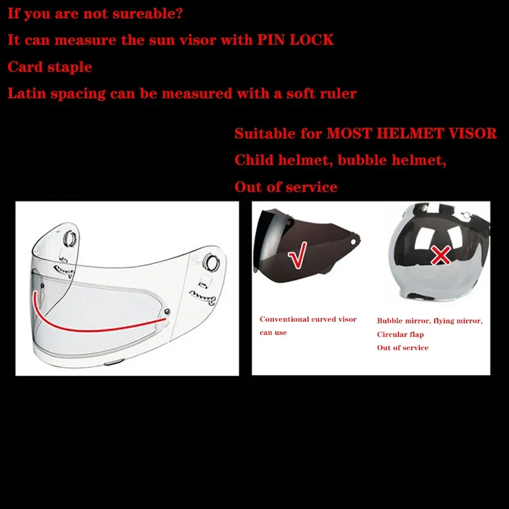 Motorcycle Helmet Visor Film Anti Fog for HJC i70 i10 HJ-31 Lens Anti Fog Film Helmet Accessories 4