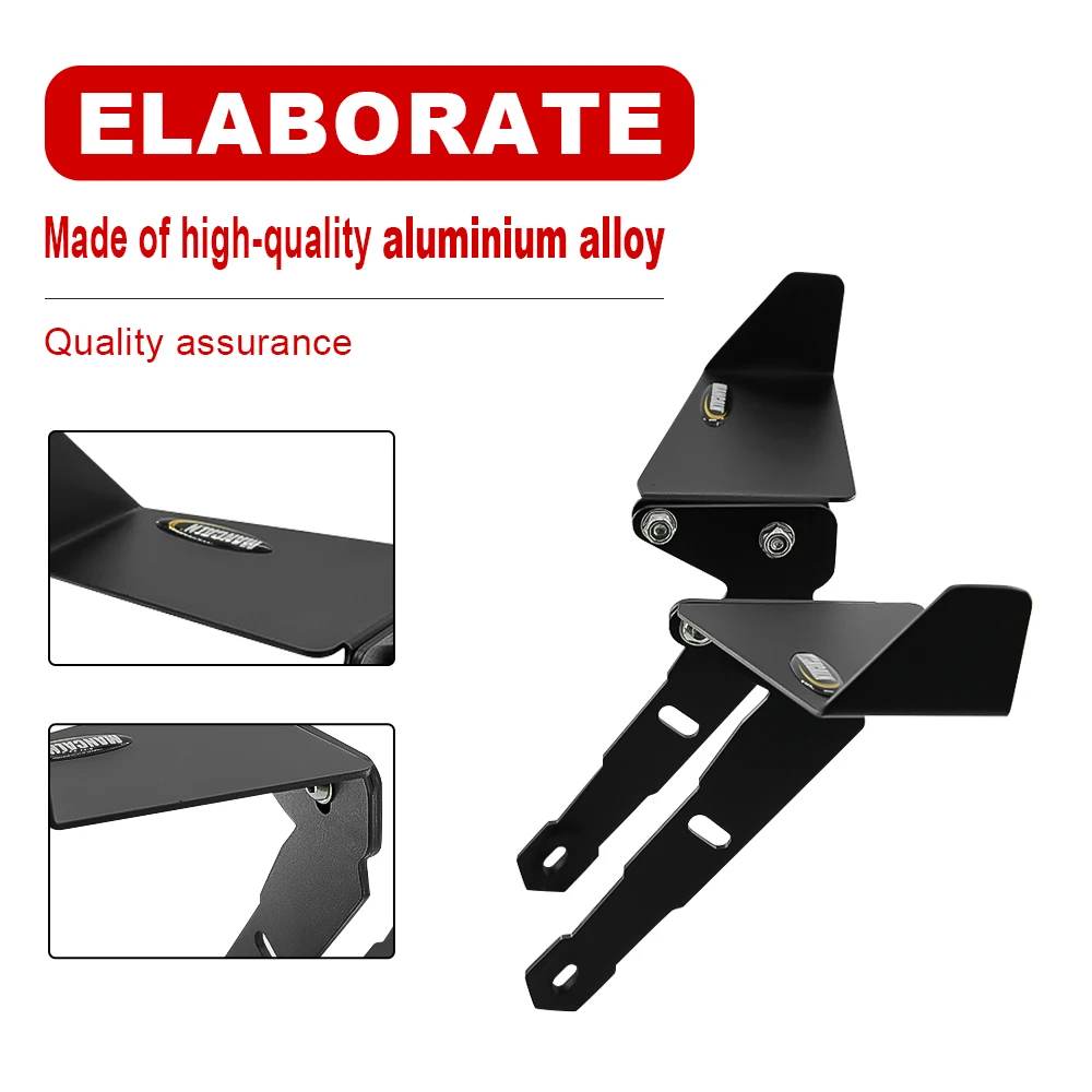 Motorcycle Front fender fixed Wing adjustable Aerodynamic Winglets splash guard For DUCATI 848 1098 1198 EVO S/R 2007-2013