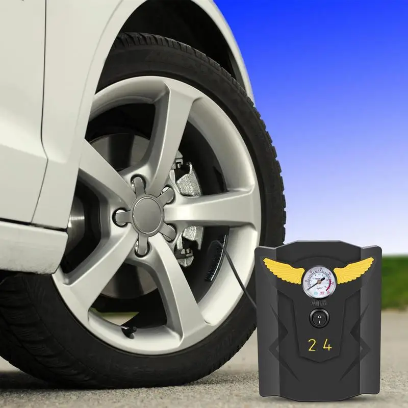 

Wireless Car Pump Air Compressor Portable Tyre Inflator Motorcycle Pump Air Compressor Electric Pressure Gauge Tire Inflator