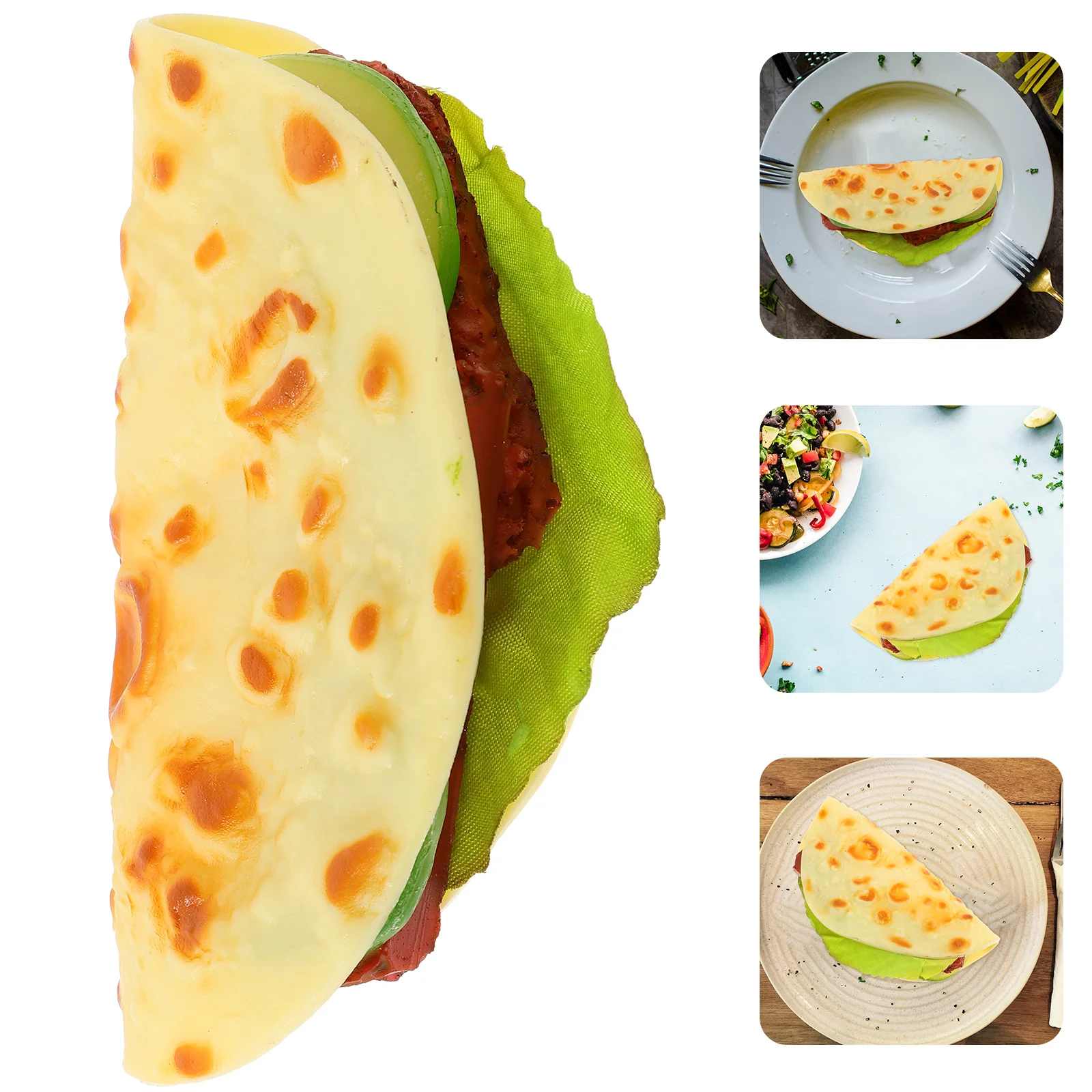 

Реалистичная имитация Тако для блинов, искусственная модель Burrito, имитация мексиканской еды, кухни, ресторана, демонстрация еды, фотография