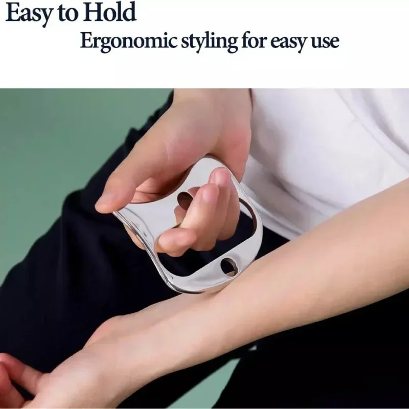 Steel Gua Sha Board Gym Iastm Muscle Smart Graston Massage Tool Chiropractor Fascia Physiotherapy Deep Soft Tissue Therapy