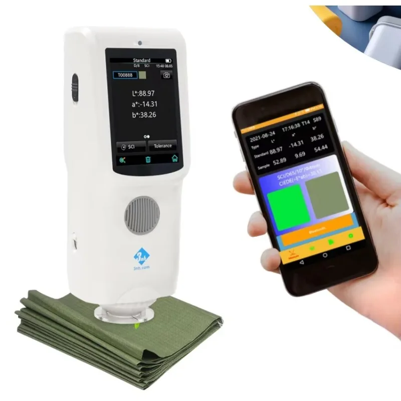 3nh CR9 색도계 220V IP67 0.06 정확도 밀가루 색상 분석기 1년 보증
