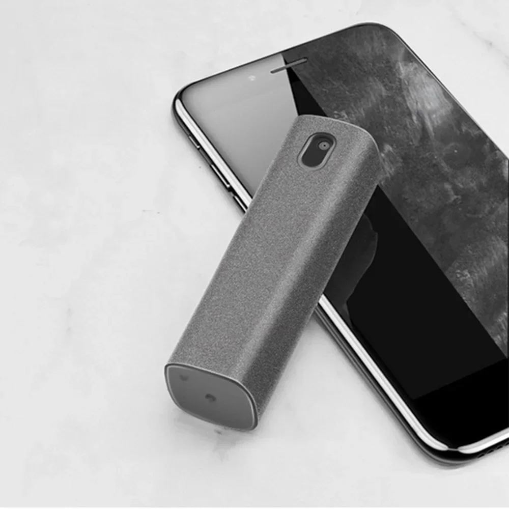 2 in 1 Phone Screen Cleaner Spray Computer Screen Dust Removal Microfiber Cloth Set Without Cleaning Liquid screen cleaning set,screen cleaner