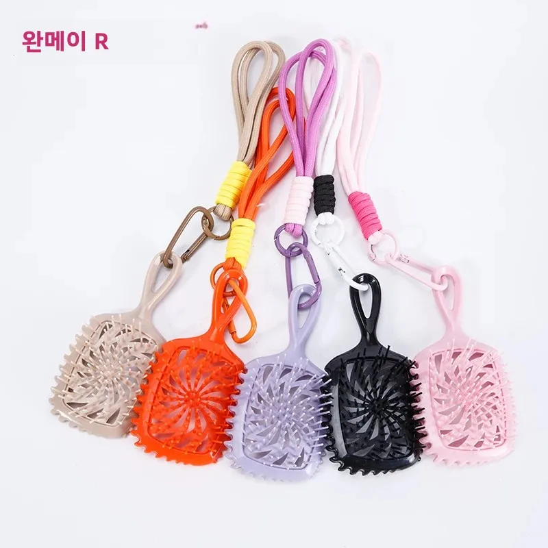 크리스마스 & 새해 선물 빗-휴대용 미니, 간편한 엉킴 방지-자연스러운 곱슬머리, 직모, 젖은 머리, 마른 머리에 이상적, 컬 정의 브러시