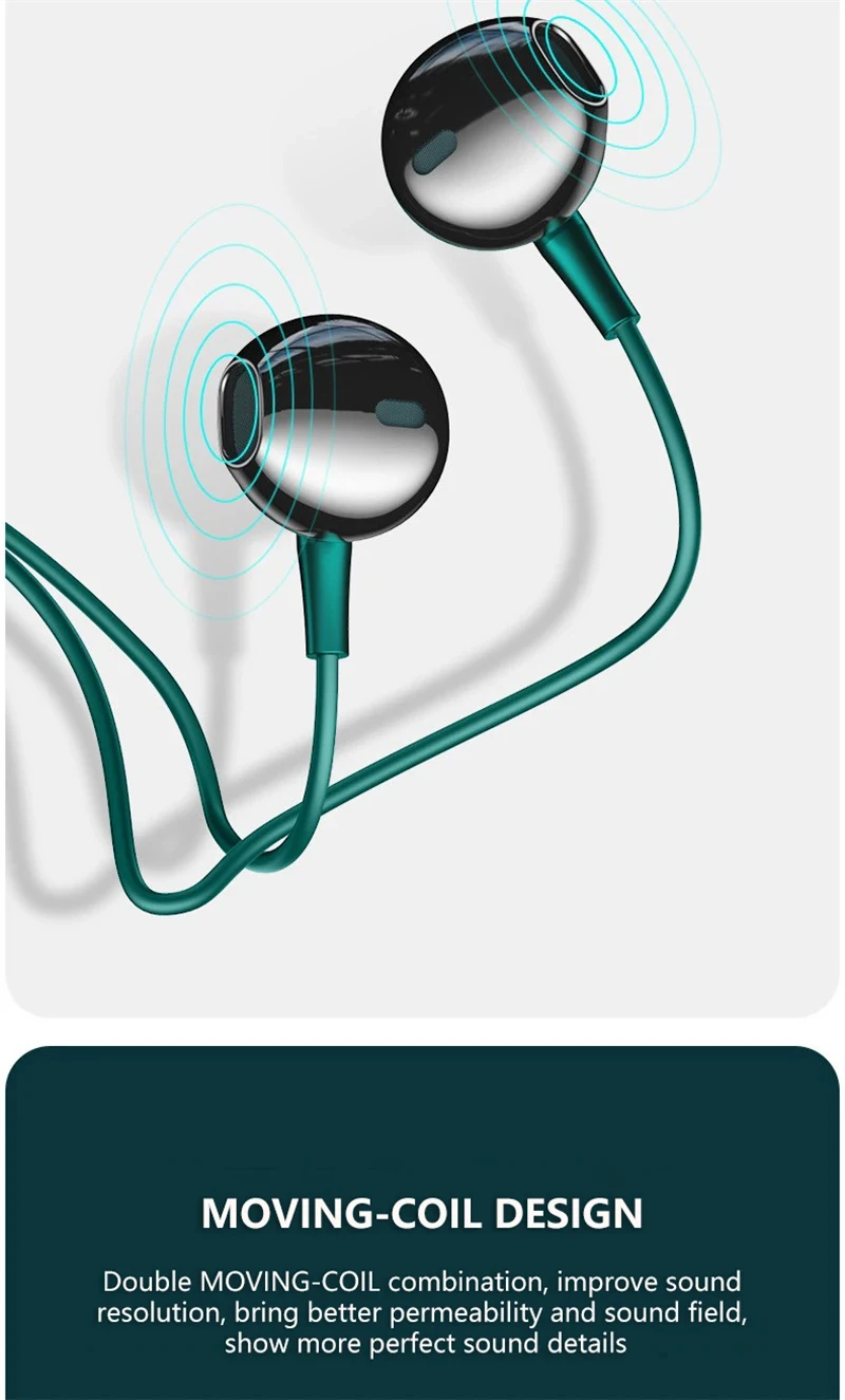 Auriculares in-ear con cable cancelación ruido y micrófono bajo_voghion.com