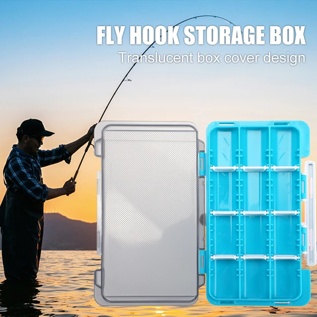 1x Mini Fishing Tackle Box 10 Compartments For Small Clear Plastic  Waterproof Hooks Lures Baits Fishing Accessories High Quality - AliExpress