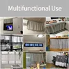 White Lace Window Short Curtains Cafe Bar Dustproof Half Drapes Cabinet Partition Curtain Rod Pocket Windows Sheer Curtains 6