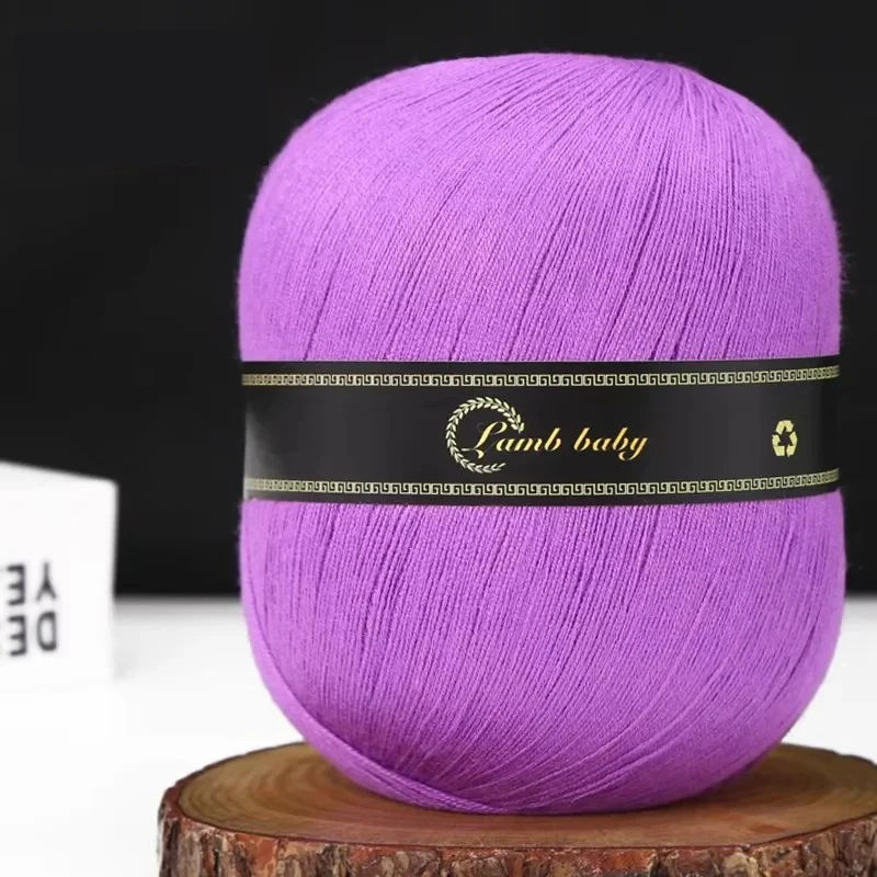 Luxurious 150g Silk Cotton Lace Yarn for Hand Knitting and Crocheting