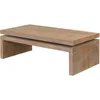 Wooden Coffee Table, 47.6" Rectangle Mid CenturyWood Coffee Tables, Solid Firwood Tabletop Cocktail Tables , Living Room Table 6