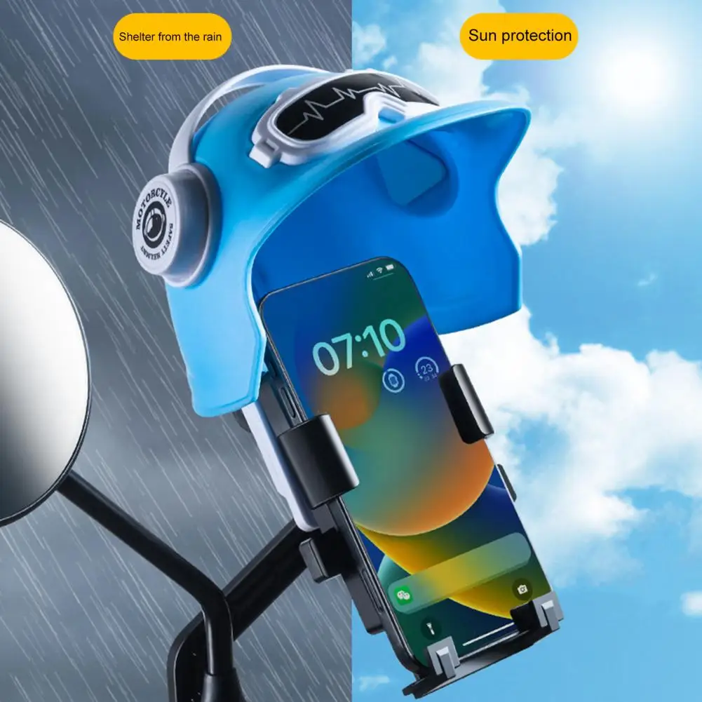 

Держатель для телефона мотоциклетный с креплением на зеркало заднего вида