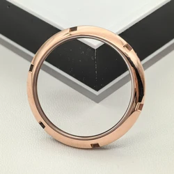 Sapphire Transparent Glass Watch Case Back Cover (Rose Gold)