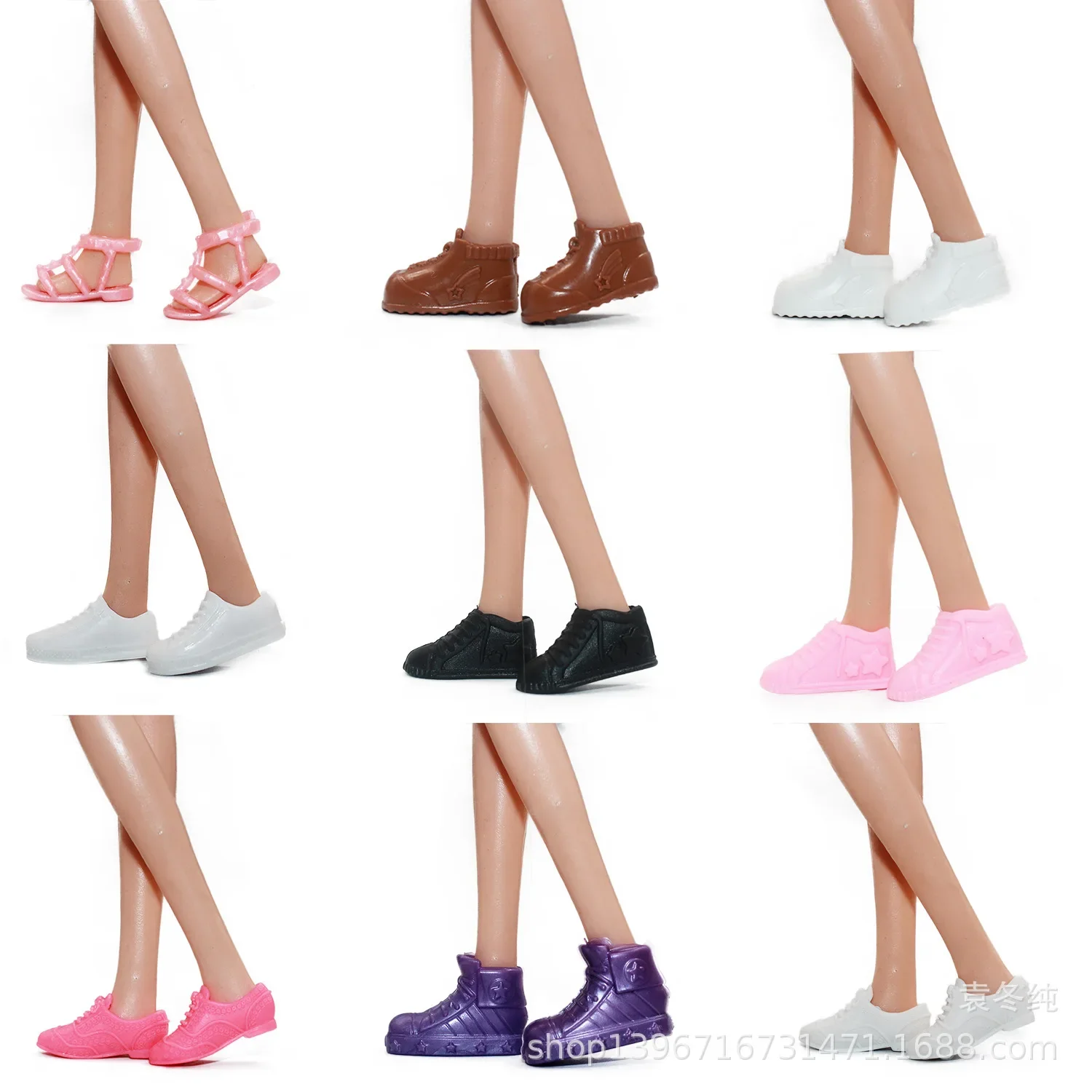 Fashionable Doll Shoes for 30 cm Figure 1/6 Scale