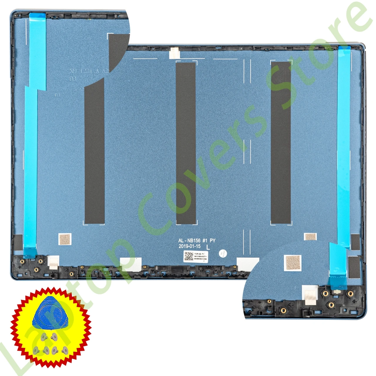 Ideapad 330s-15 용 커버 330S-15IKB 330S-15AST 330S-15ARR LCD 뒷면 커버 베젤 하단 케이스 경첩 15.6 인치 파란색 금속 커버