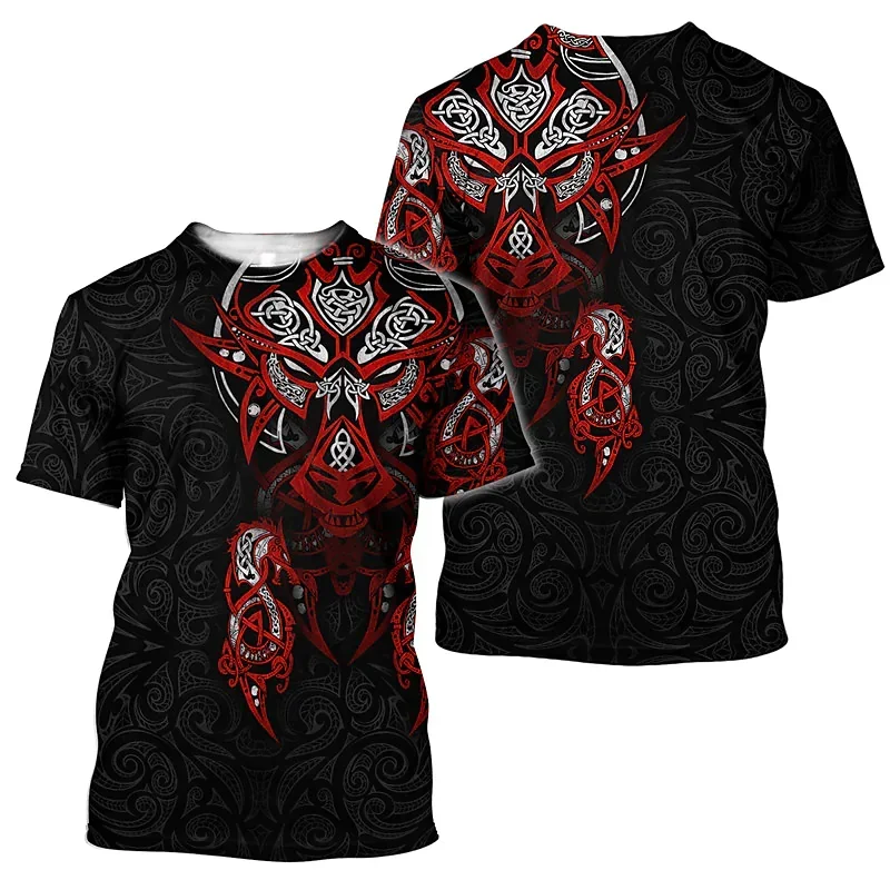 

Classic Vintage Summer Men's T-shirt 3D Printed Short Sleeve Street Sports Hip Hop Top Oversized Loose Casual O-neck Clothing