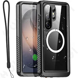 Waterproof Metal Aluminum Luxury Phone Cover - Samsung S26 Ultra (Black)