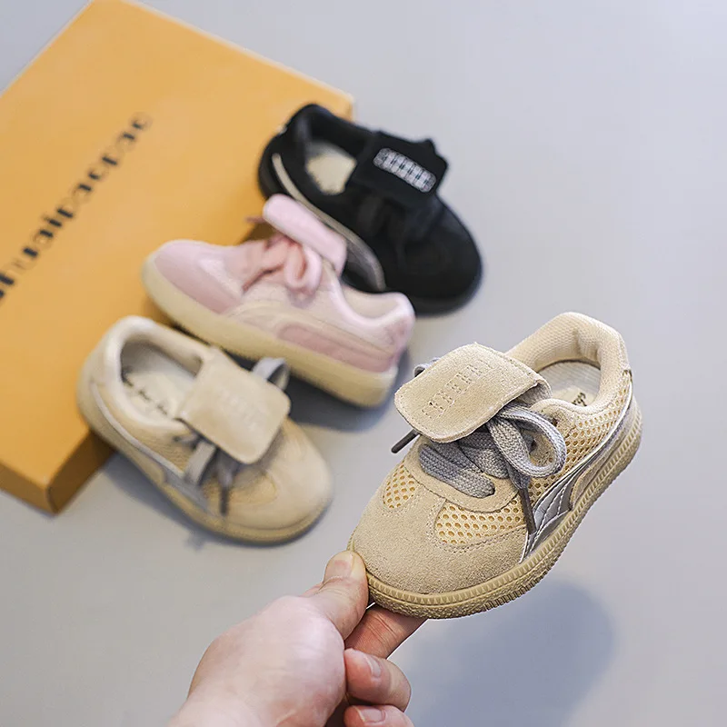 Children Sneakers Lightweight Boys Girls Casual Shoes Soft Bottom Breathable Sports Student Running