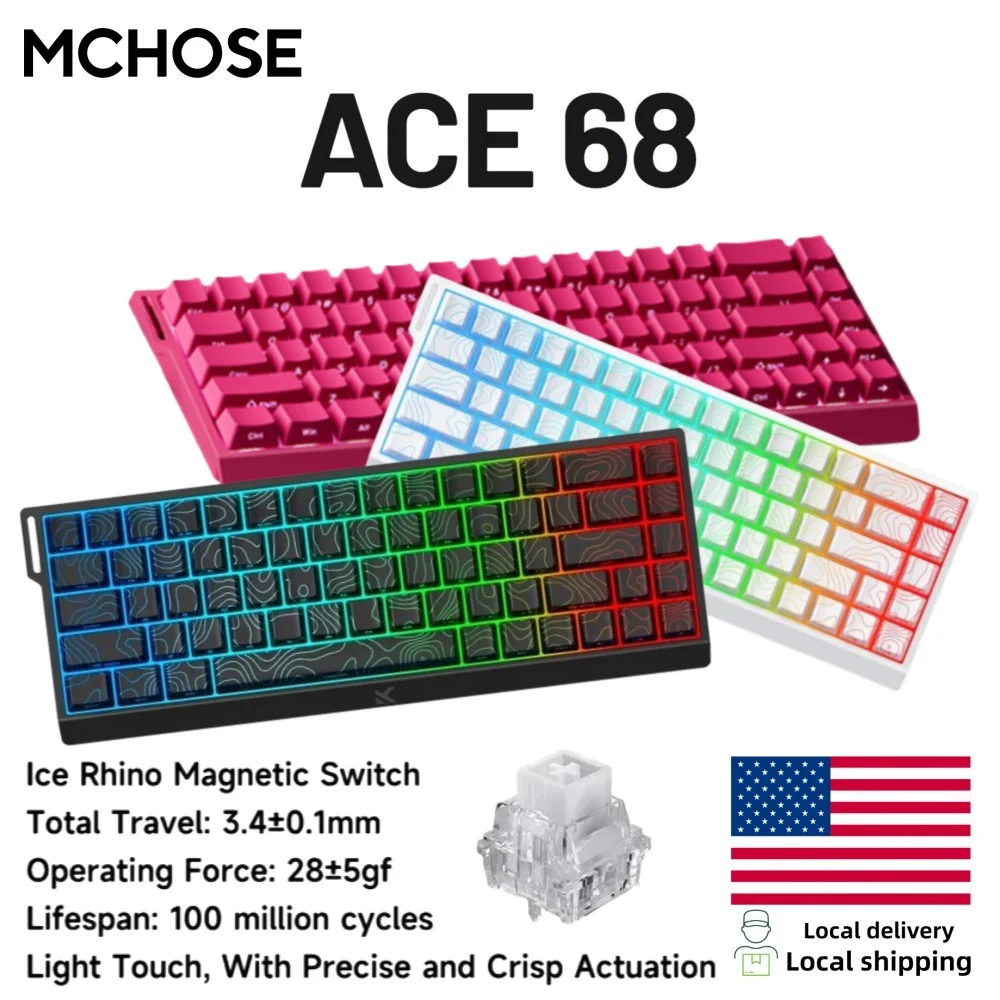 MCHOSE ACE 68 Magnetic Switch Gaming Keyboard product image