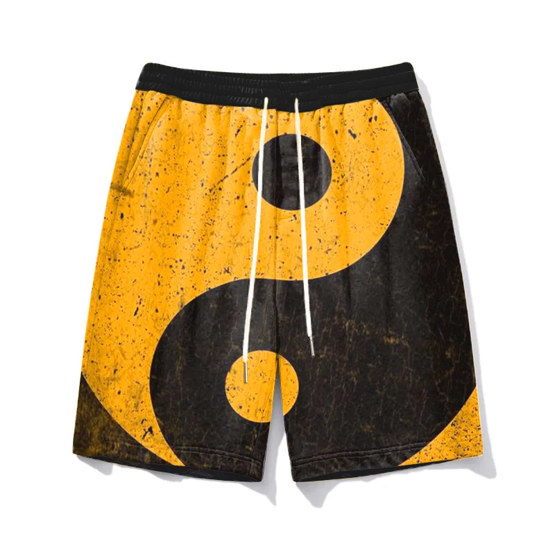 Biggmans L-9Xl Fashion Sports Shorts Plus Size for Summer Oversize Block Man Big Skull Colorblock Black Degory 7XL 8XL 9XL
