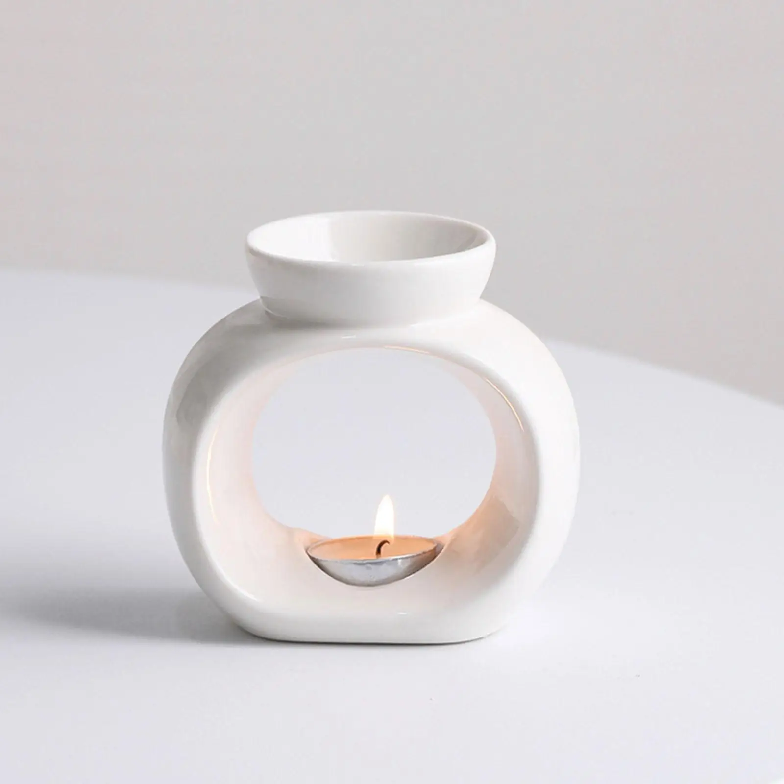 Essential Oil Burner Modern Porcelain Aroma Burner for Patio Essential Oil Burner Modern Porcelain Aroma Burner for Patio