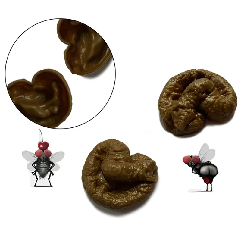 Realistic Plastic Novelty Joke Toy Fake Human Poop Pooper Trick Funny Toys 1Pc