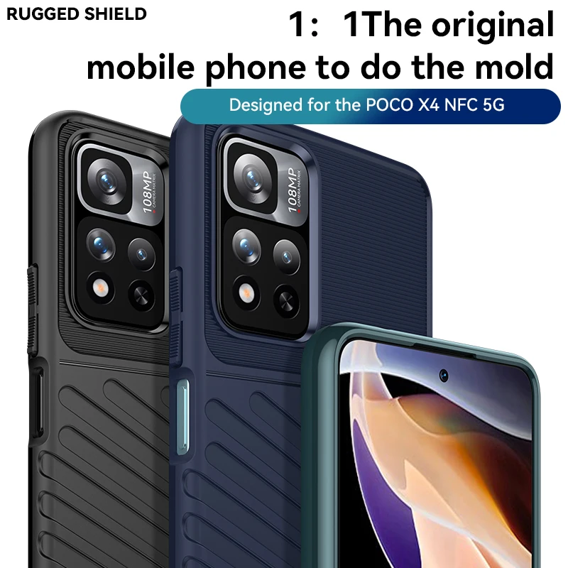 Luxury Shockproof Silicone Phone Case – Premium Protection and Style