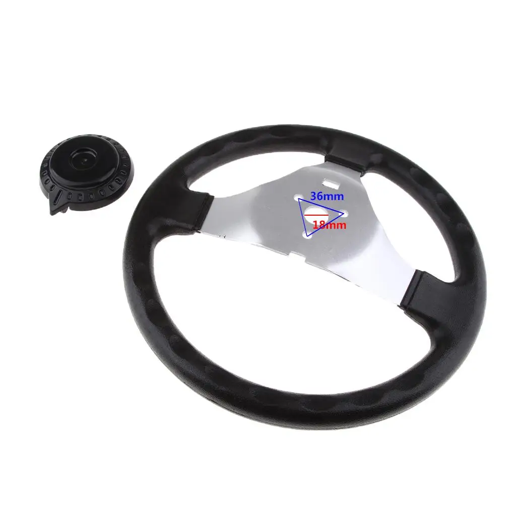 

300mm Black Steering Wheel for 150cc - 250cc Engines ATV Buggy