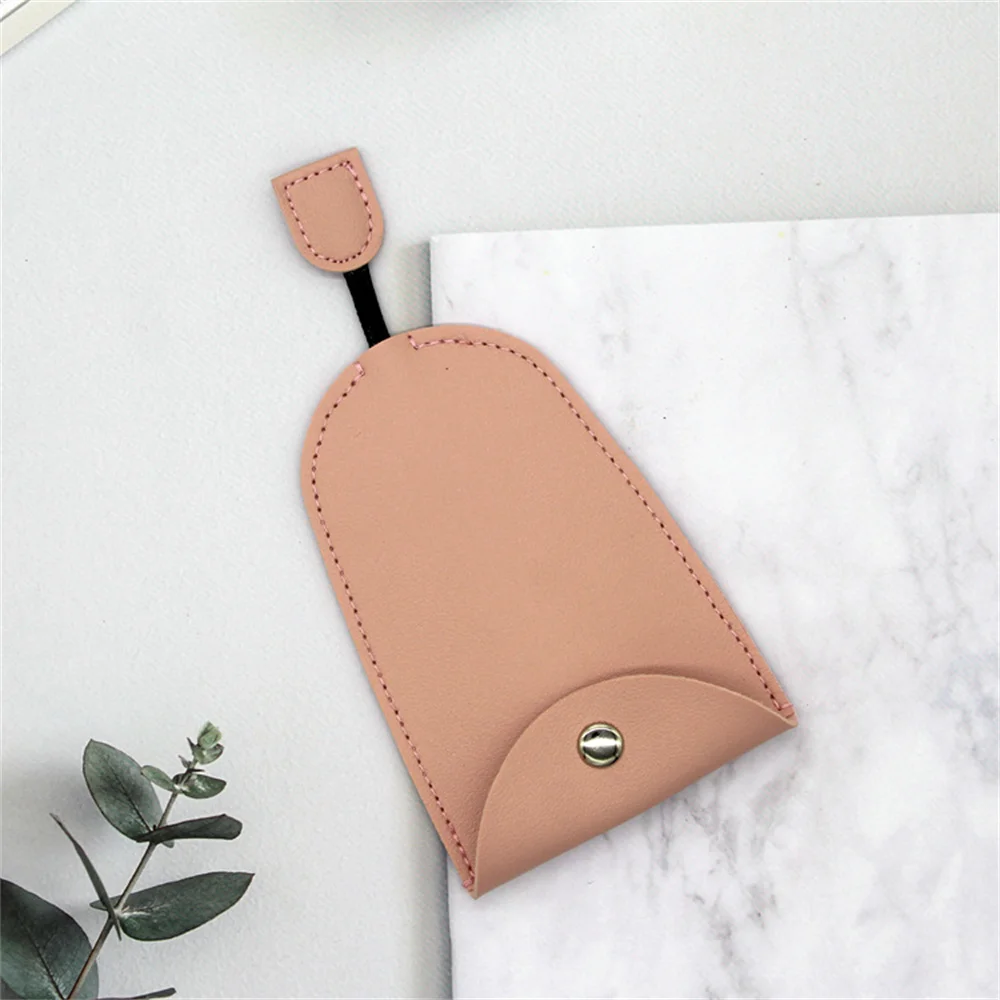 Unisex Key Bag Pu Leather Solid Color Key Cover Wallets Housekeepers Car Holder Case Keychain Pouch Organizer Mini Purse