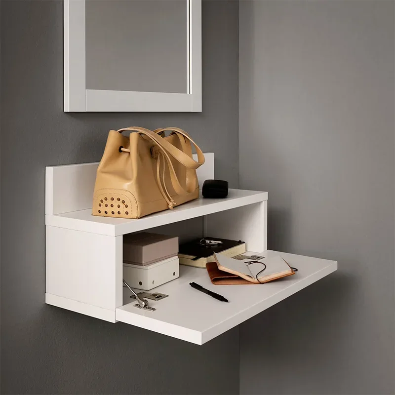 Bookcase Open Cabinets Bedside Hanging Bedside Table Bed Side Tables Designer Living Room Design Nachttisch Nightstand Headboard
