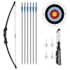 Teens Youth Beginner Outdoor Shooting 45inch Bow   for  Practice Longbow Archery Sport 1