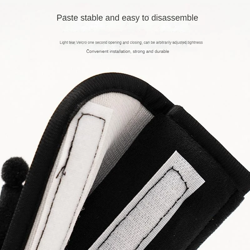 새로운 귀여운 산리오 마이멜로디 쿠로미 자동차 어깨 보호대 자동차 장식 안전벨트 어깨 보호대 소녀들을 위한 선물