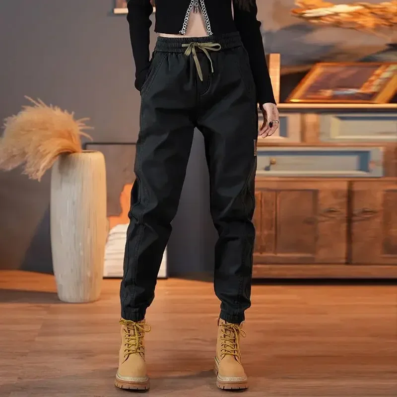 Pantalones cargo tipo harén para hombre, pantalones multibolsillos, ropa técnica informal, holgados, de lujo, de corte regular, los más baratos