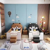 تصميم الأولاد الحديثة مجموعة مرتبة السرير الاطفال توفير مساحة الأطفال إطار سرير الطفل لوفت Camas دي Dormitorio الأثاث لغرفة النوم 1