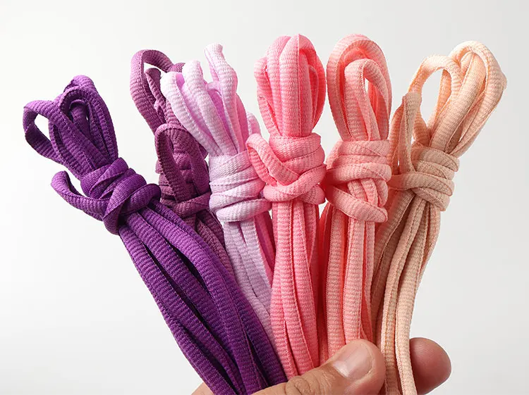 2025Neue 120/140 cm flache halbrunde Schnürsenkel in Rosa und Lila für Turnschuhe, Schnürsenkel für Herren- und Damen-Nike-Schuhe für Mädchen – Detail 14