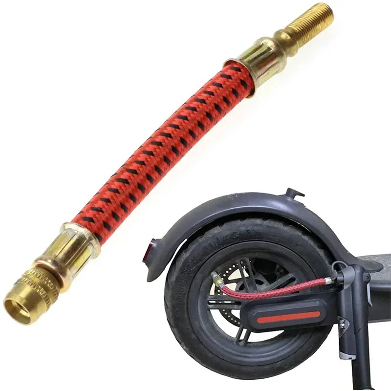 Tyre Valve Extension Adaptor For Xiaomi Mijia M365 Tire Inflator Electric Scooter Air Pump Extended Nozzle Scooter Accessories